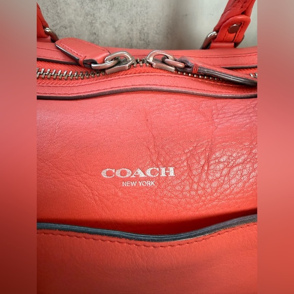 Coach Legacy Haley Satchel – Coral Leather – Restored by “the Cobbler” - Picture 4 of 10